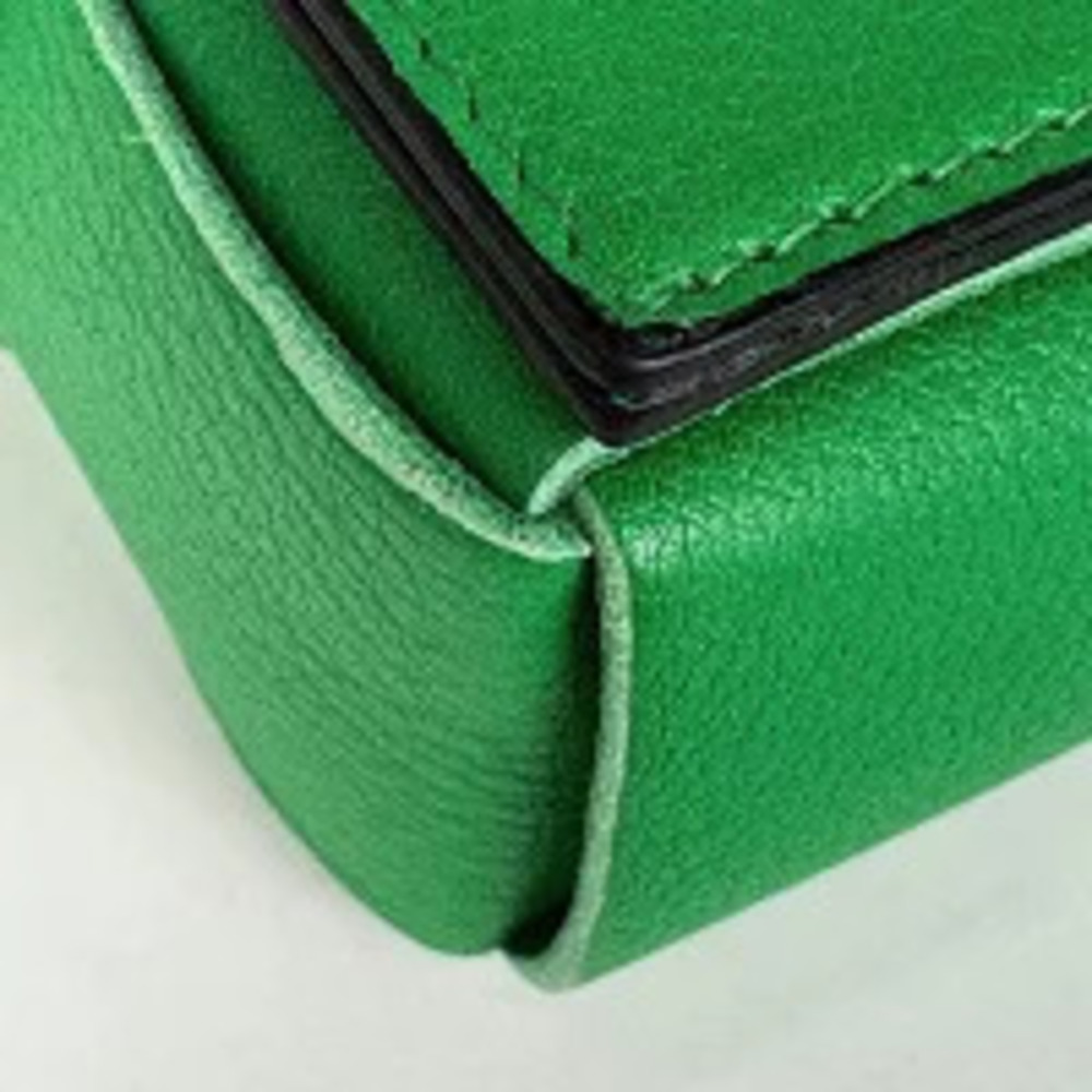 Bottega Veneta Cassette Shoulder Bag Maxi Intrecciato Leather Green - Picture 3 of 7
